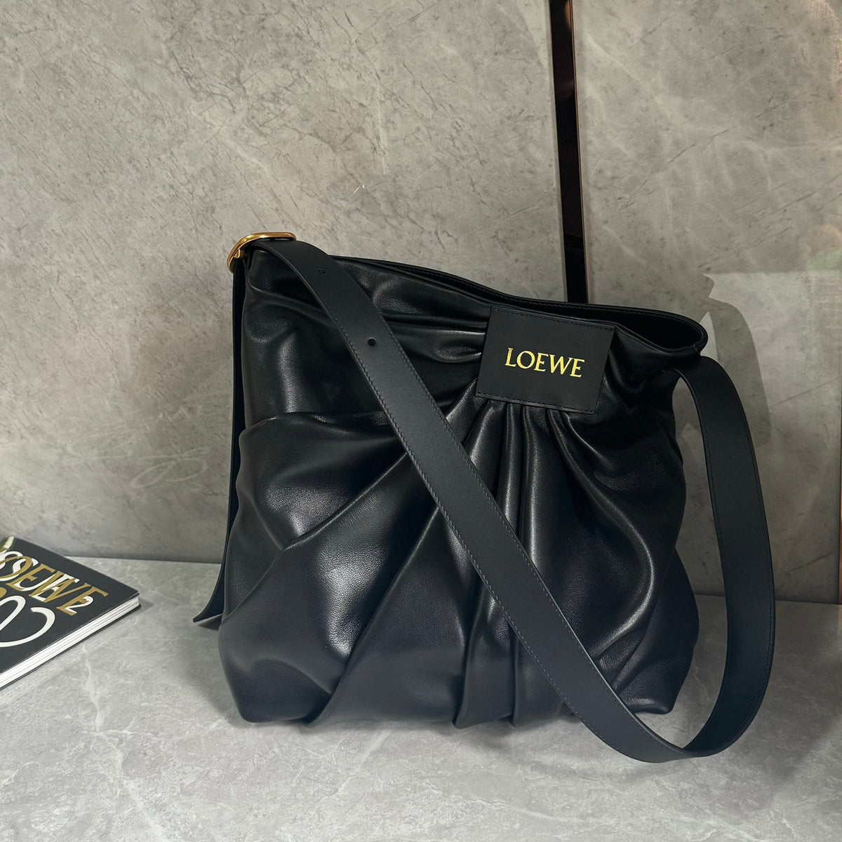LOEW DRAPED TOTE BAG