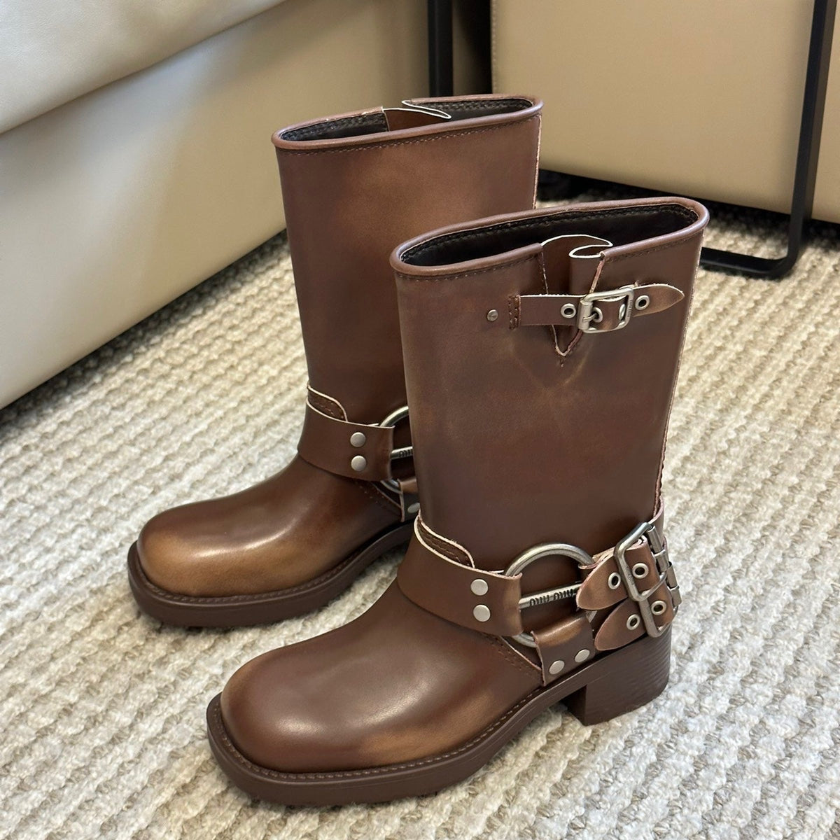 MIU M BOOTS