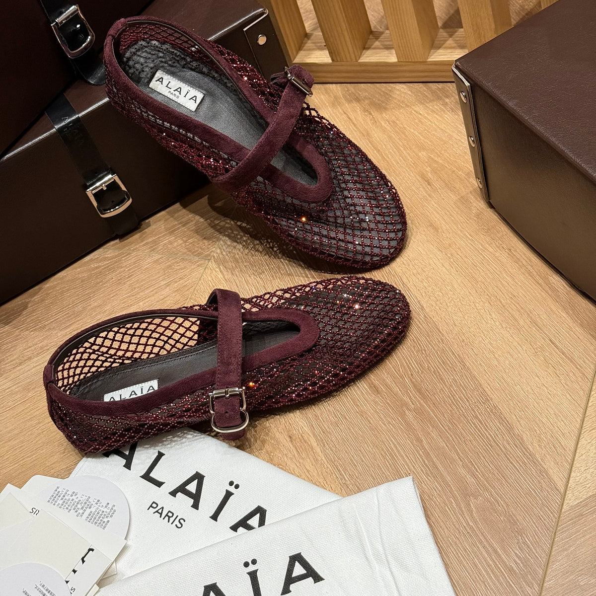ALAIA BALLET FLATS