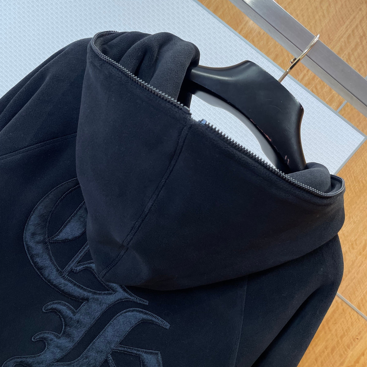 CHROME H HOODED JACKET