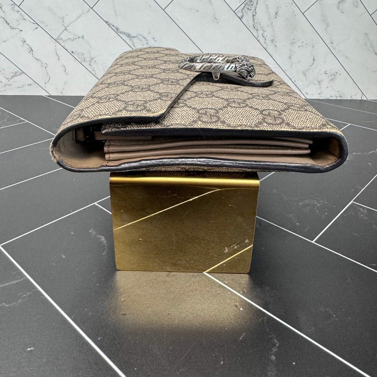 Gucci Supreme Dionysus Wallet on a Chain Crossbody Bag