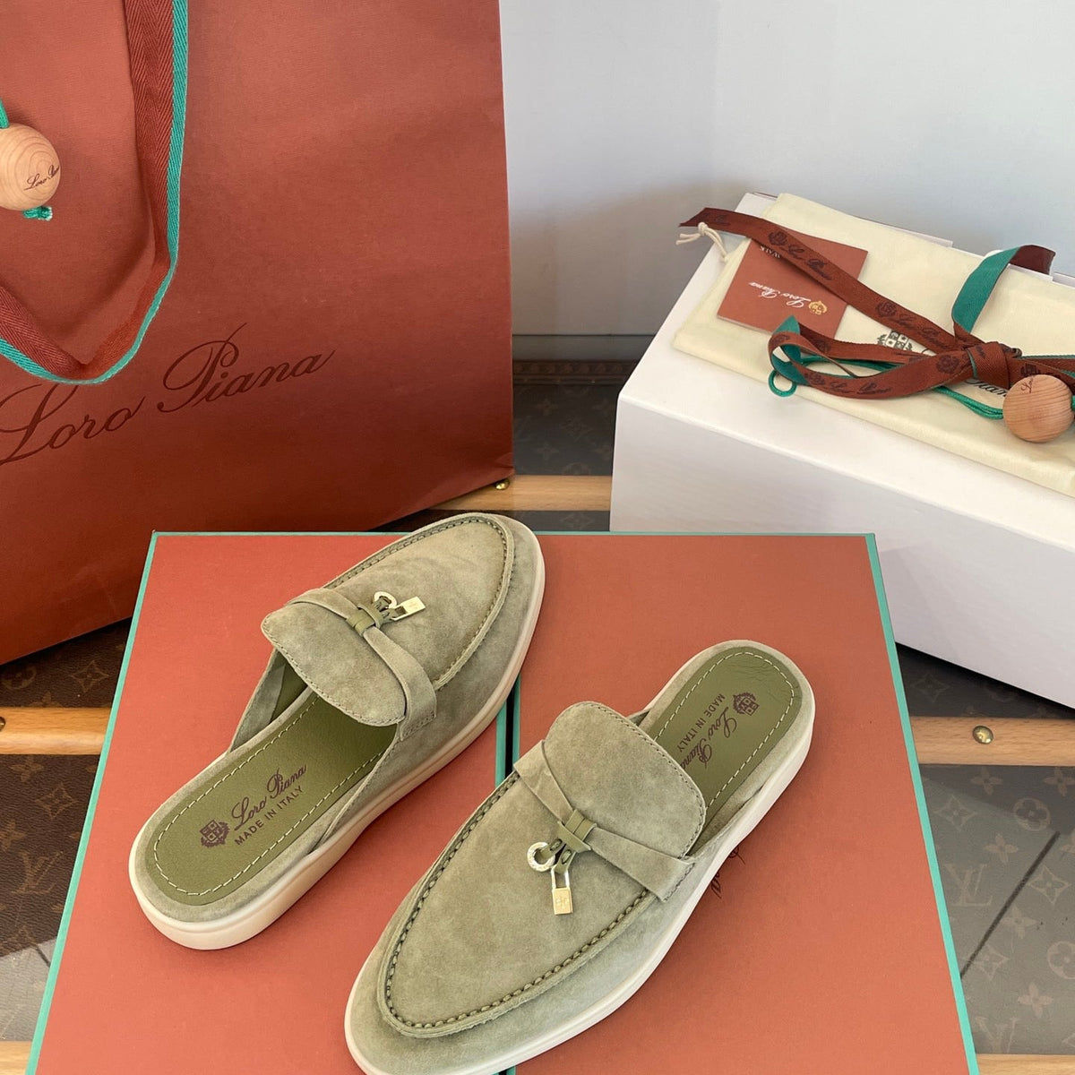 LORO P SUMMER CHARMS LOAFERS