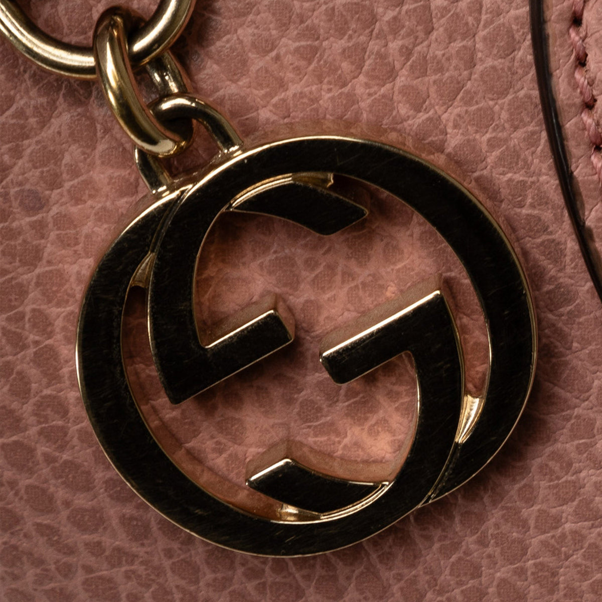 GUCCI Leather Charmy Satchel