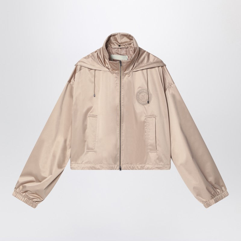 Fendi Brown Windbreaker Jacket Women