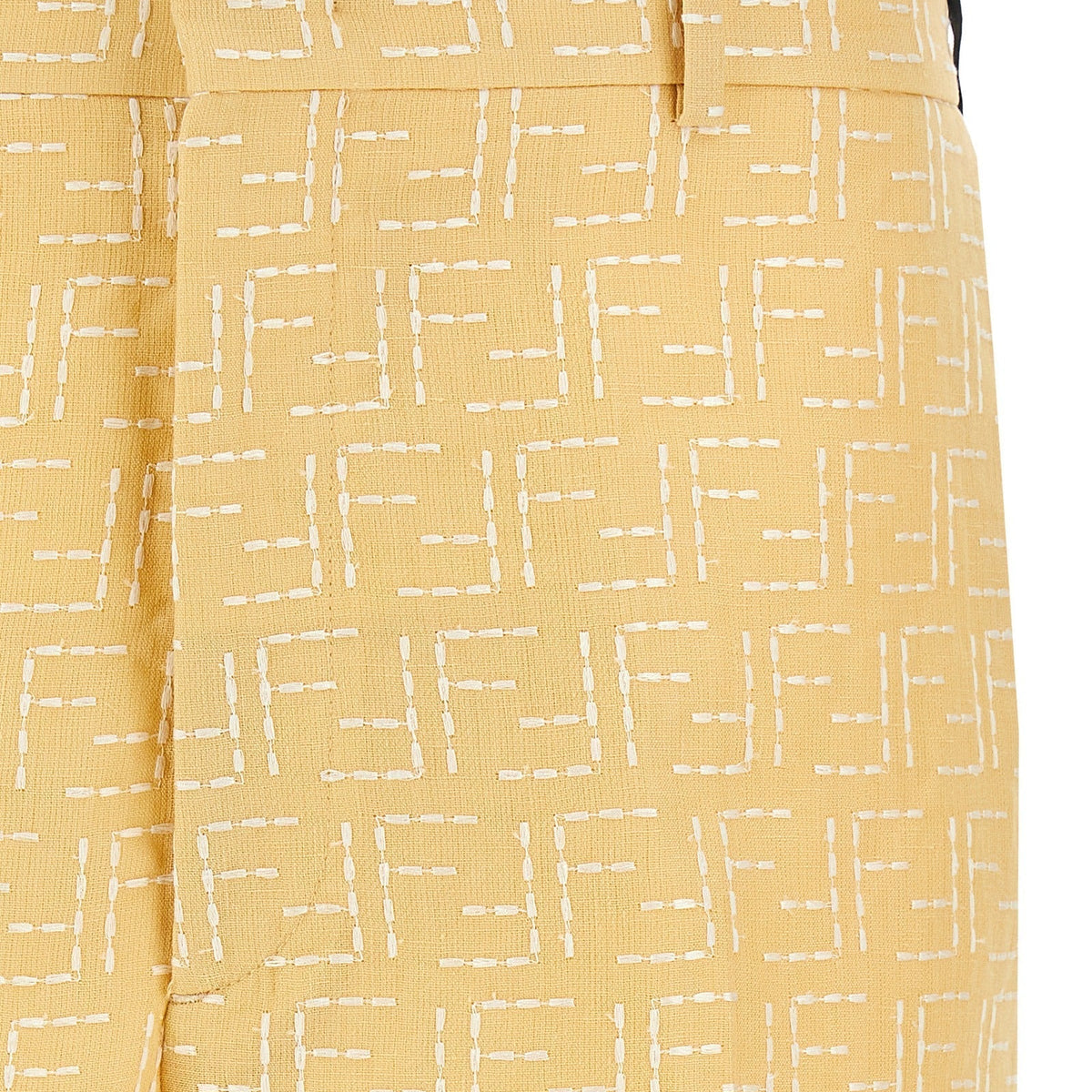 Fendi Men Bermuda Jacquard Ff