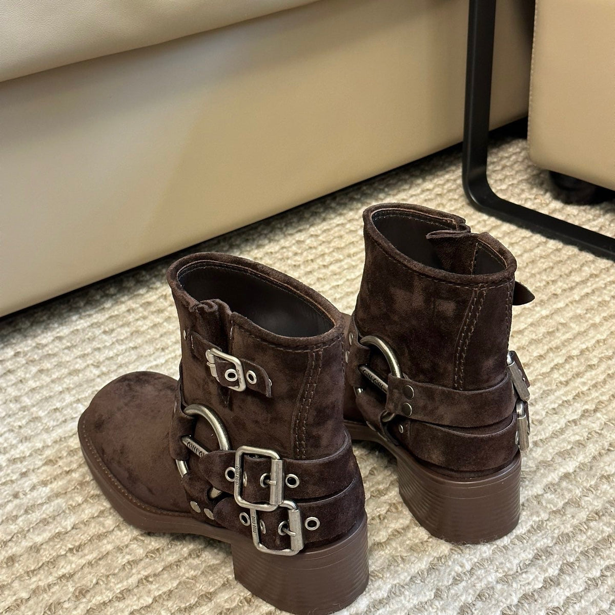 MIU M BOOTS
