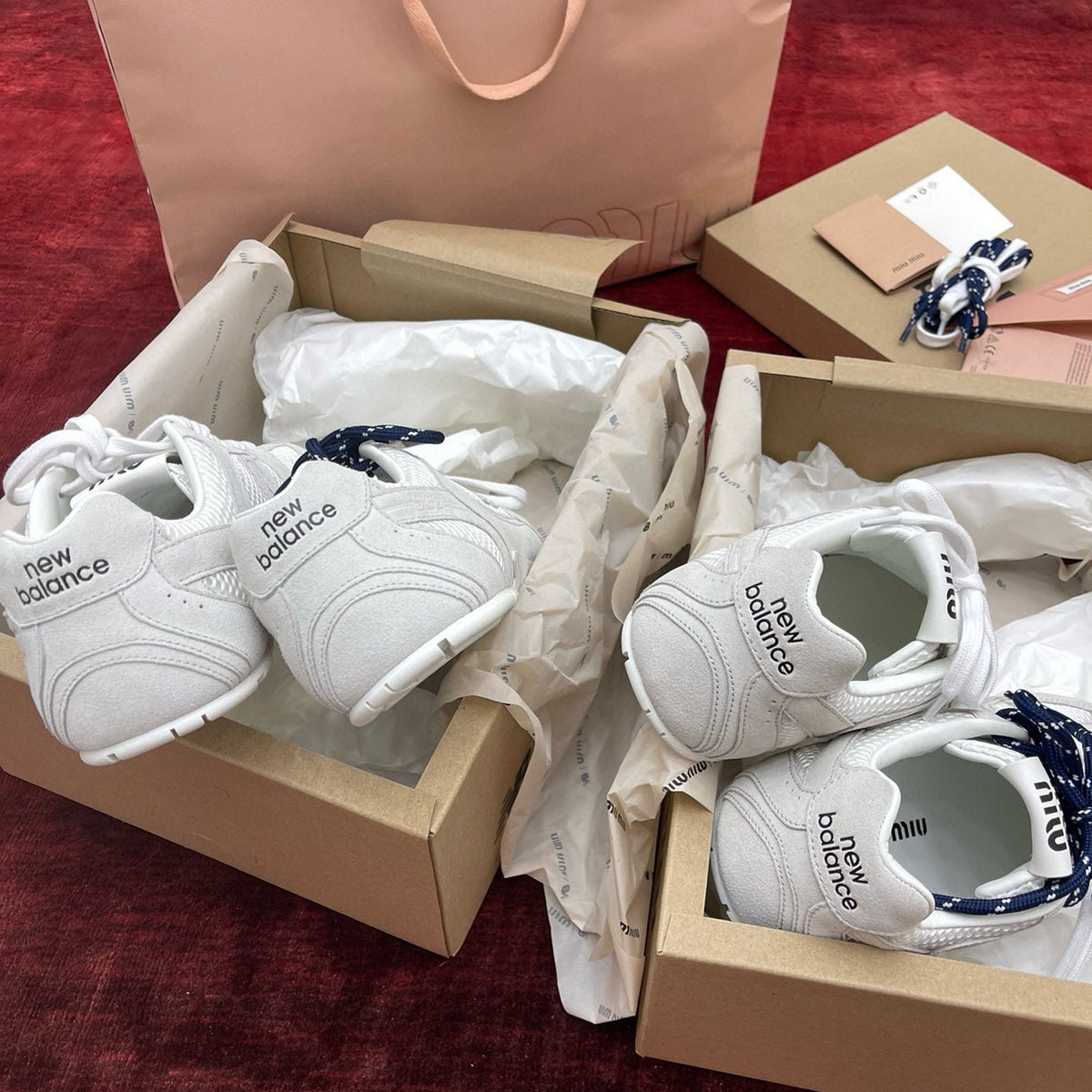 MIU M x NEW BALANCE TRAINERS