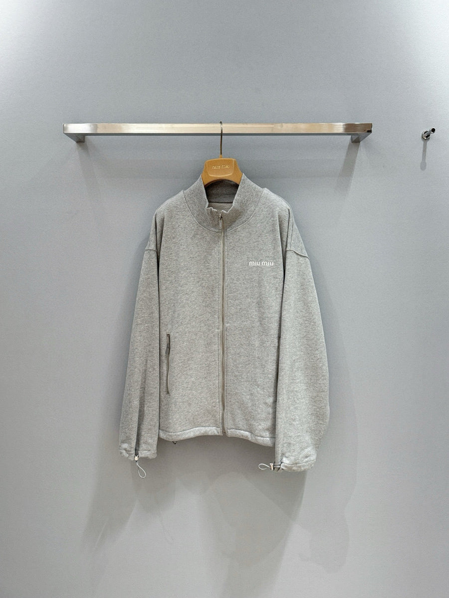 MIU M ZIP HOODIE