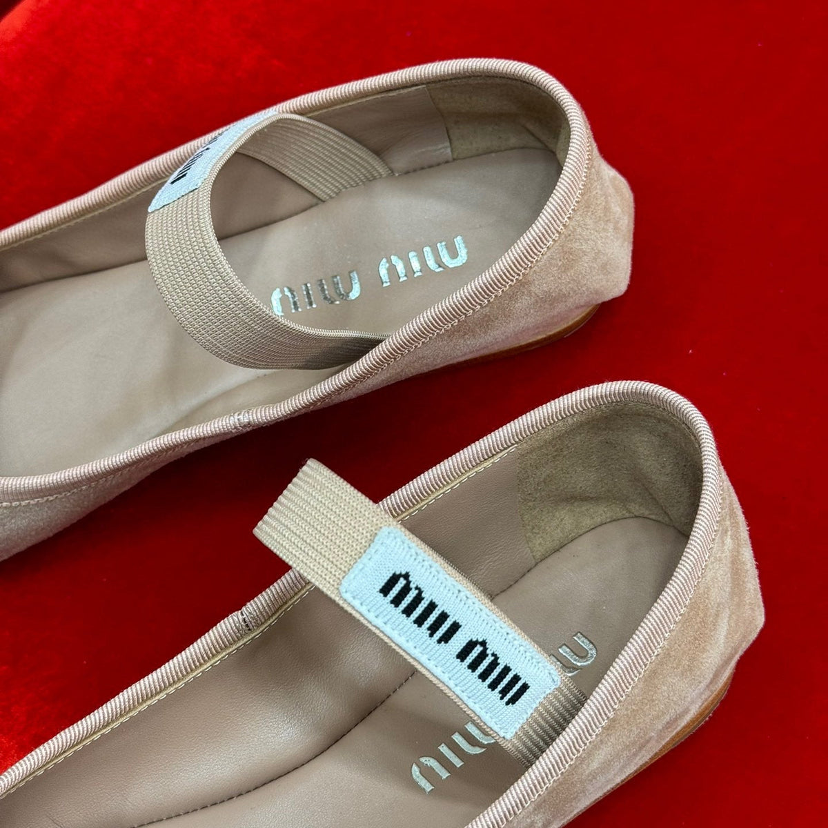 MIU M BALLERINA FLATS