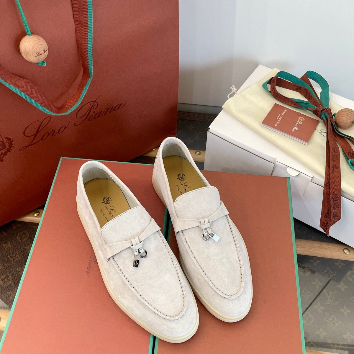 LORO P SUMMER CHARMS LOAFERS
