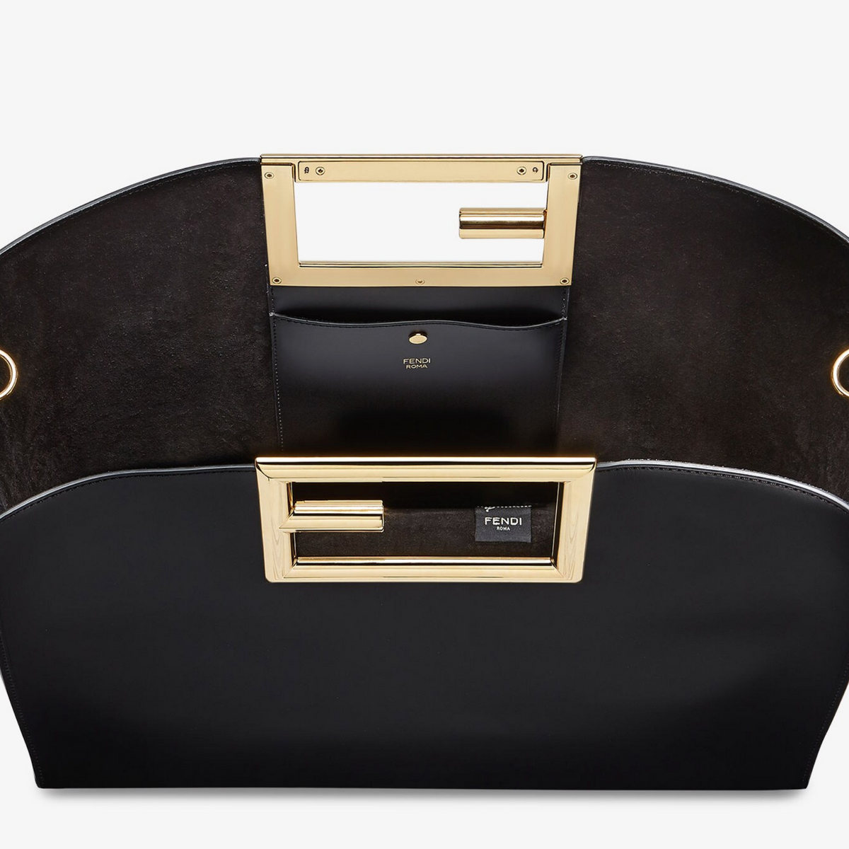 FENDI WAY MEDIUM CALFSKIN TOTE BAG