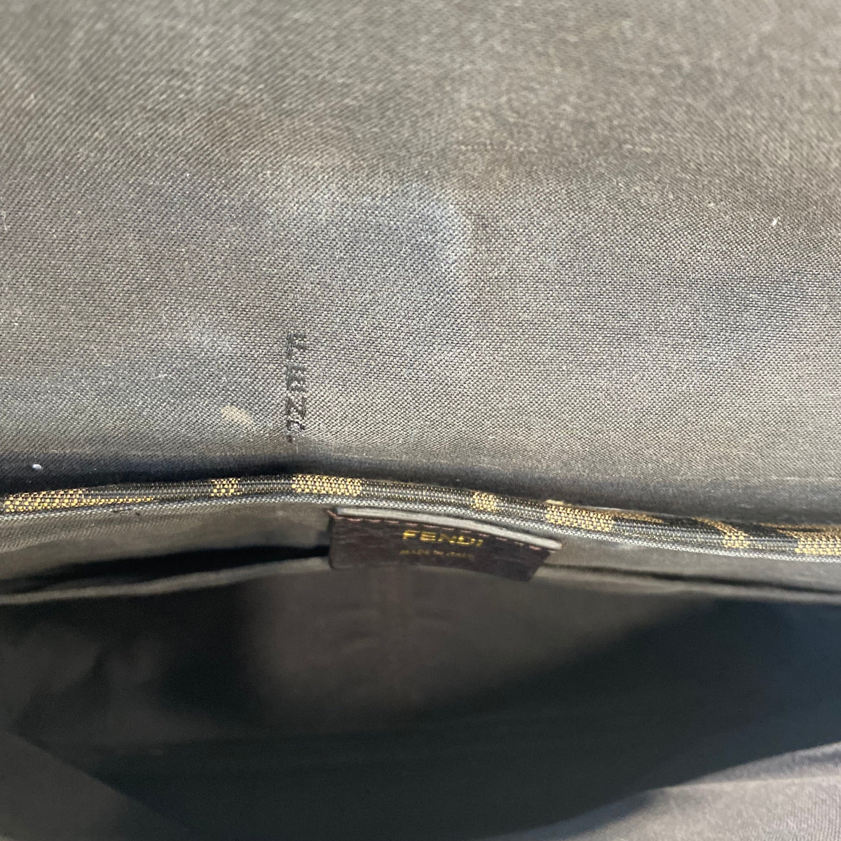FENDI ZUCCA VITELLO ELITE CROSSBODY BAG