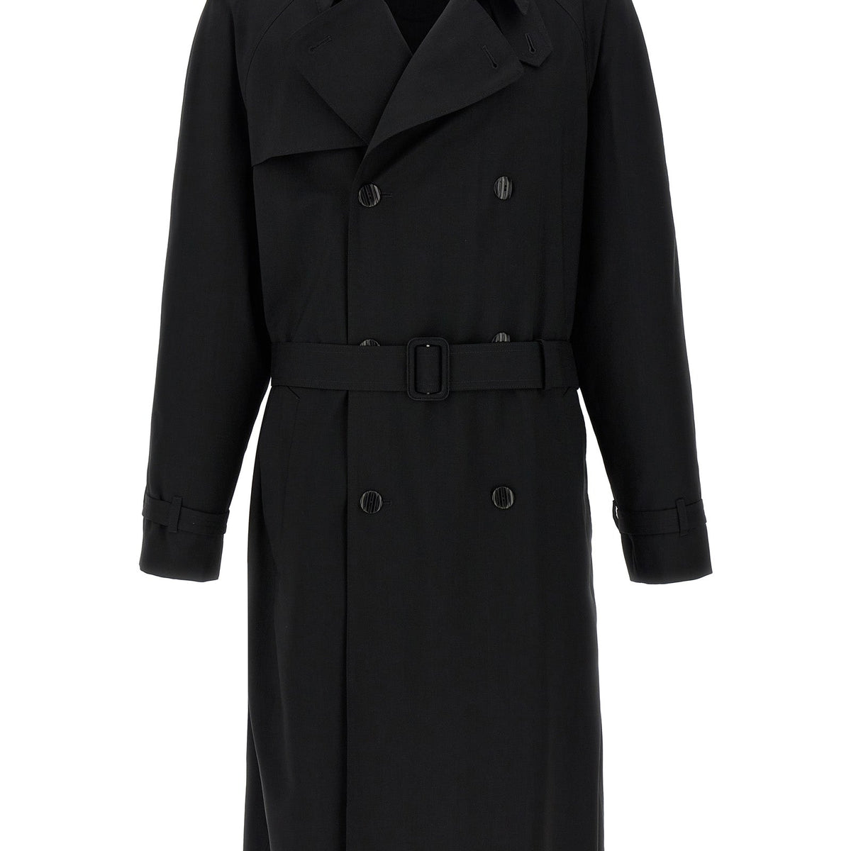 Fendi Men Wool Trench Coat