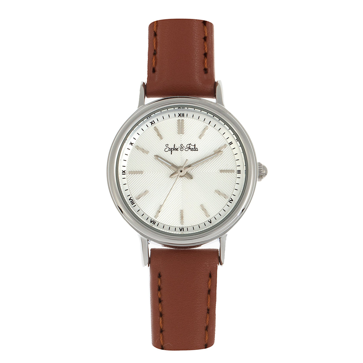 Sophie & Freda Berlin Leather-Band Watch - Brown