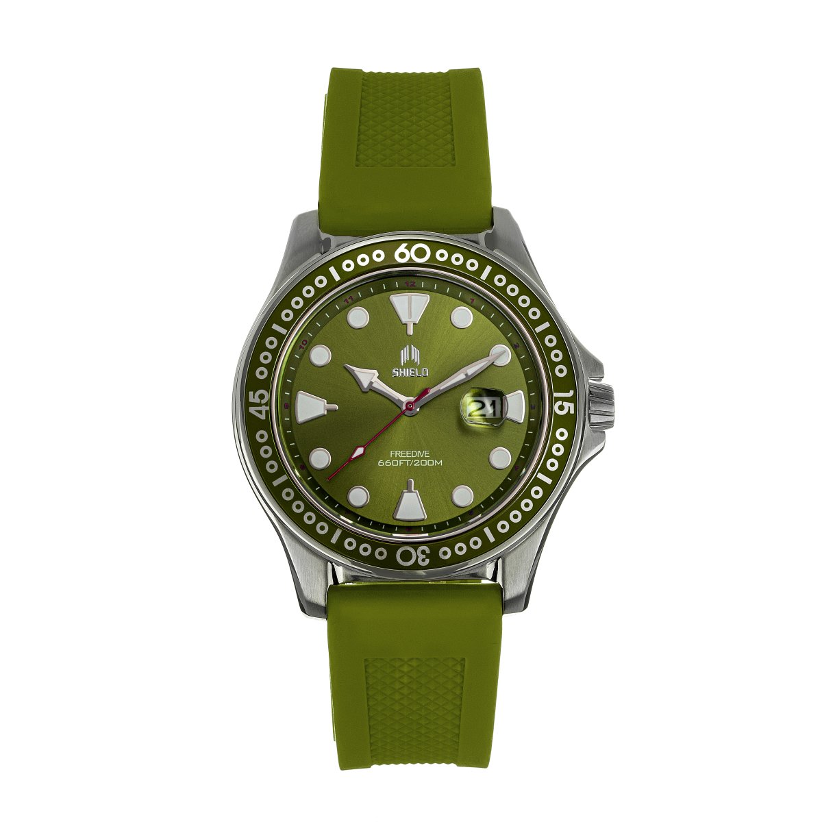 Shield Freedive Strap Watch w/Date