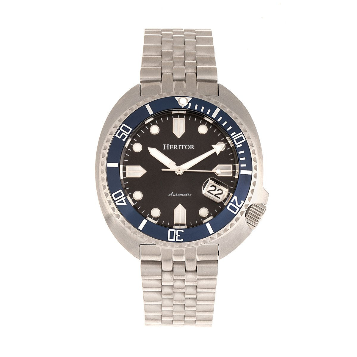 Heritor Automatic Morrison Leather-Band Watch w/Date