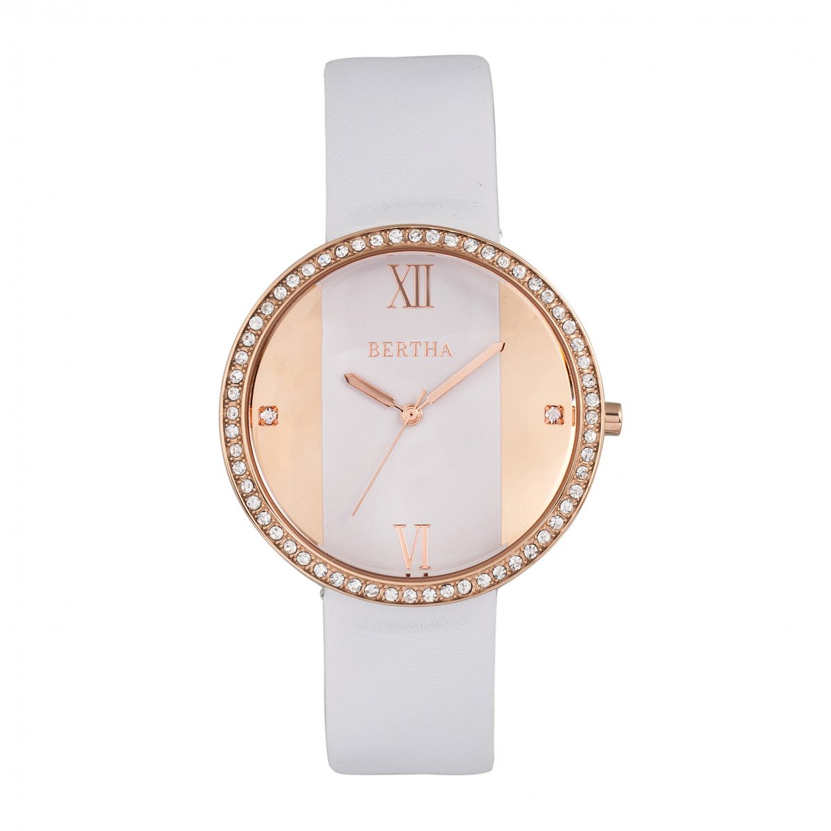 Bertha Ingrid Leather-Band Watch
