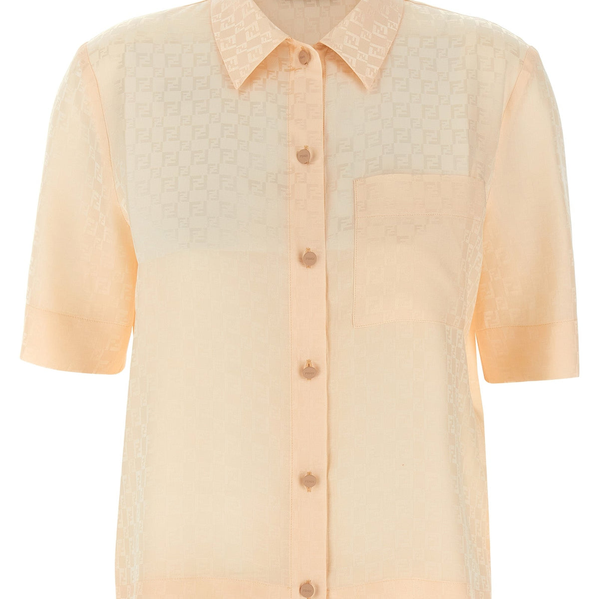 Fendi Women Ff Silk Shirt