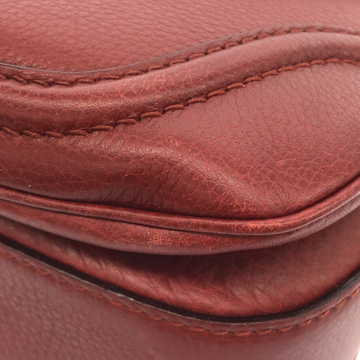 GUCCI Medium Leather New Bamboo Satchel