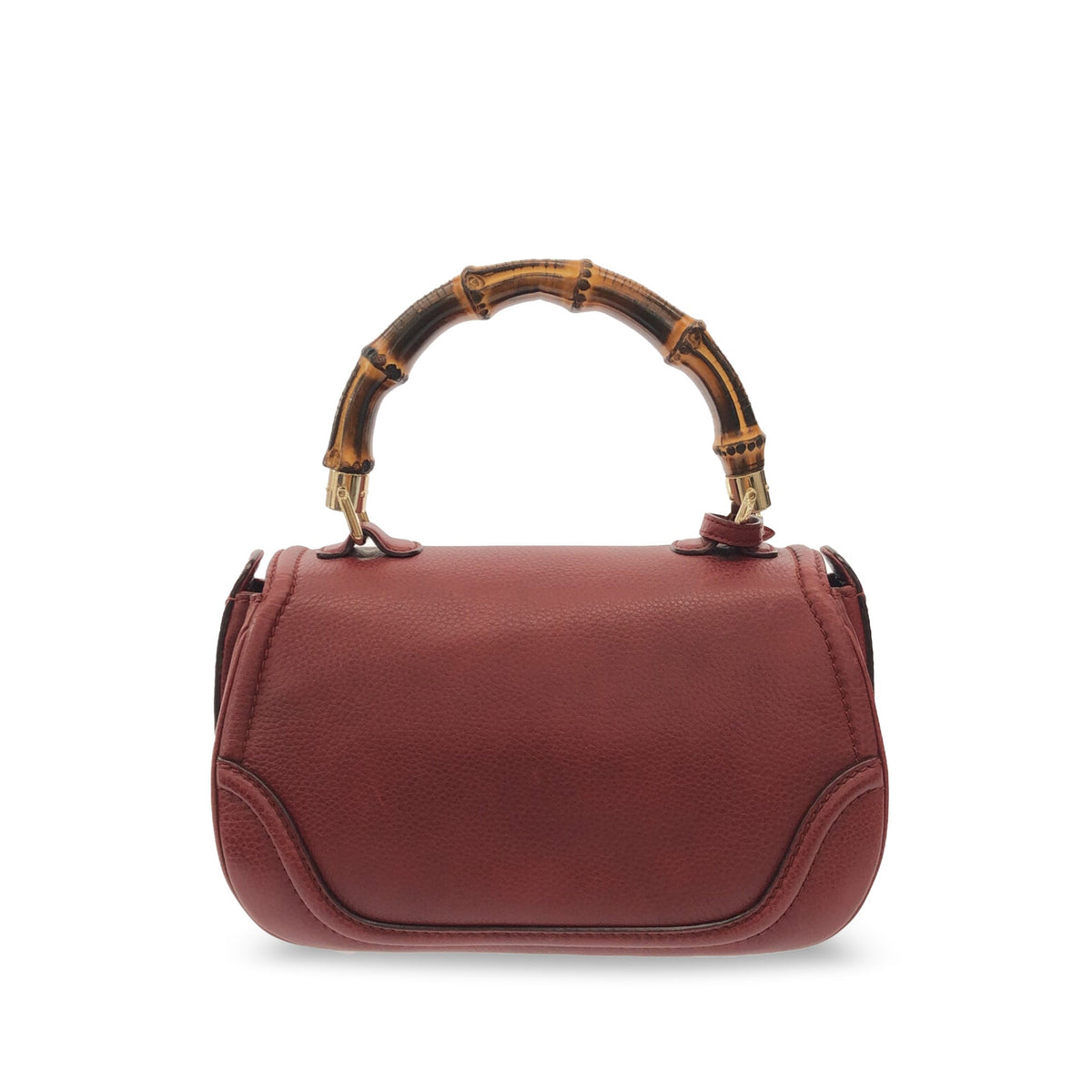GUCCI Medium Leather New Bamboo Satchel