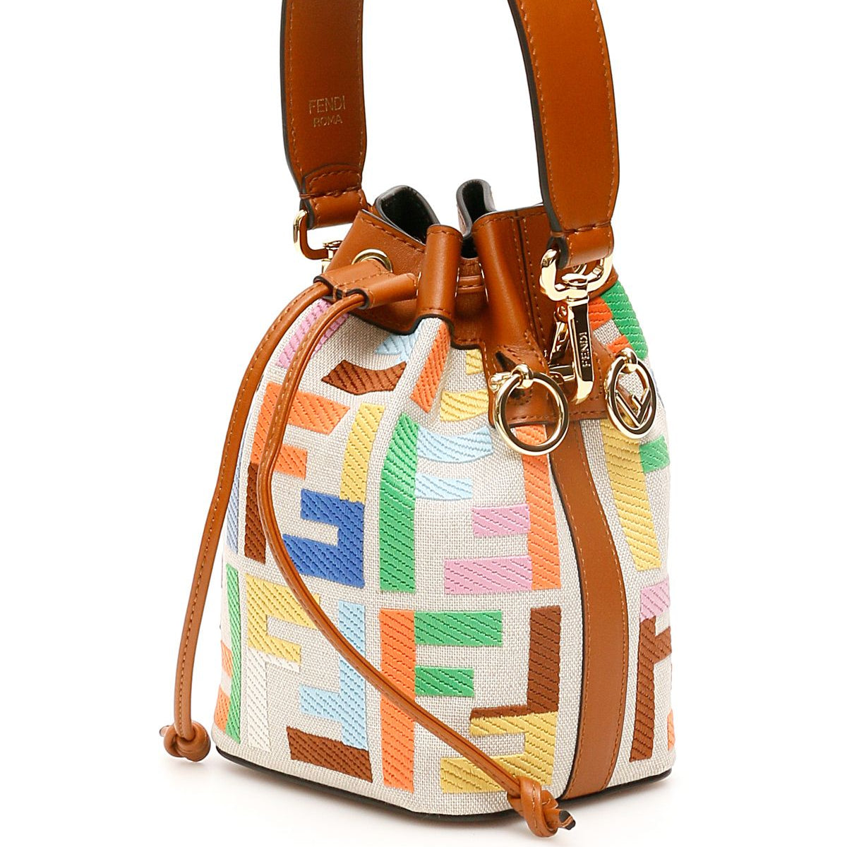 Fendi MON TRESOR FF Bucket Bag
