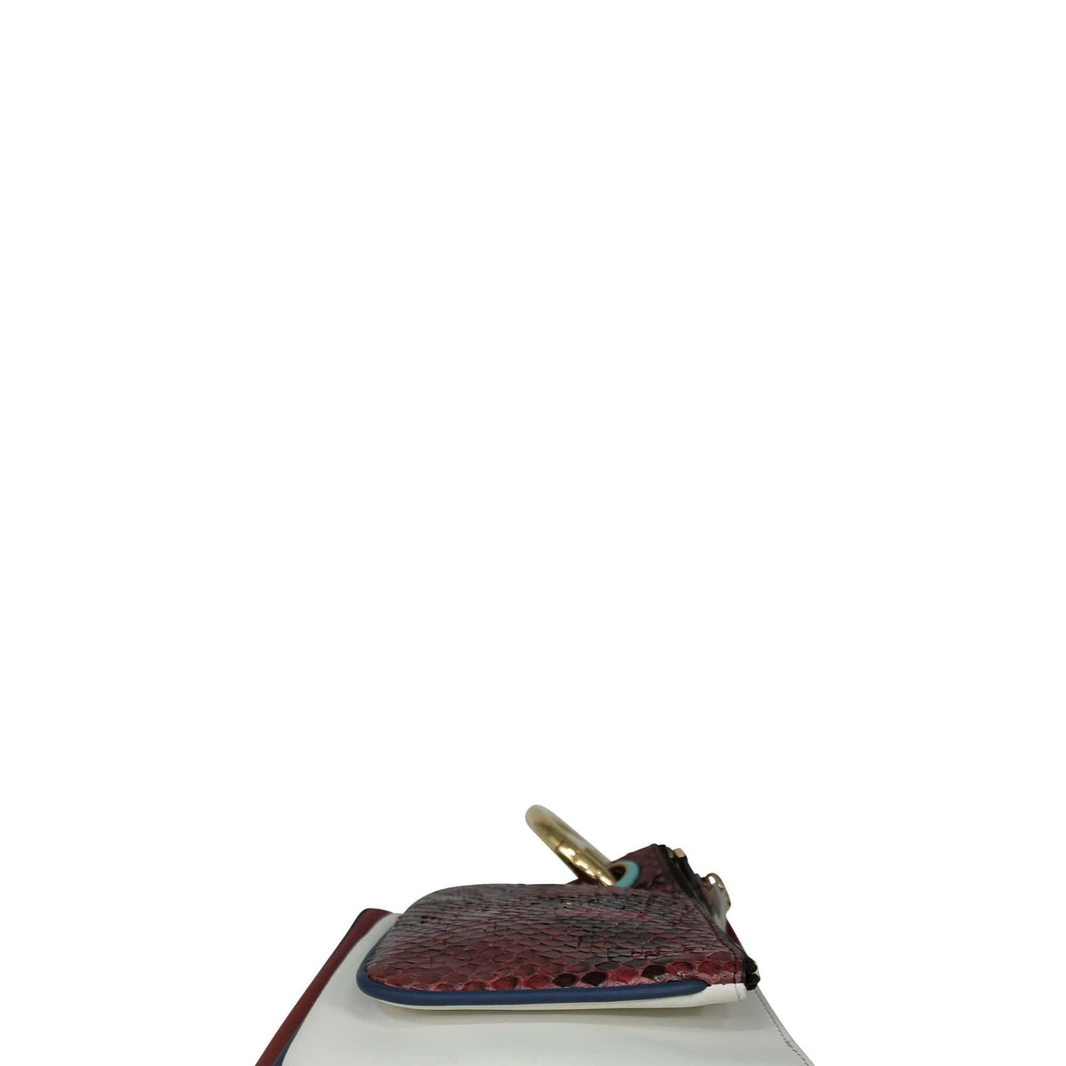 Triplette Clutch White Red