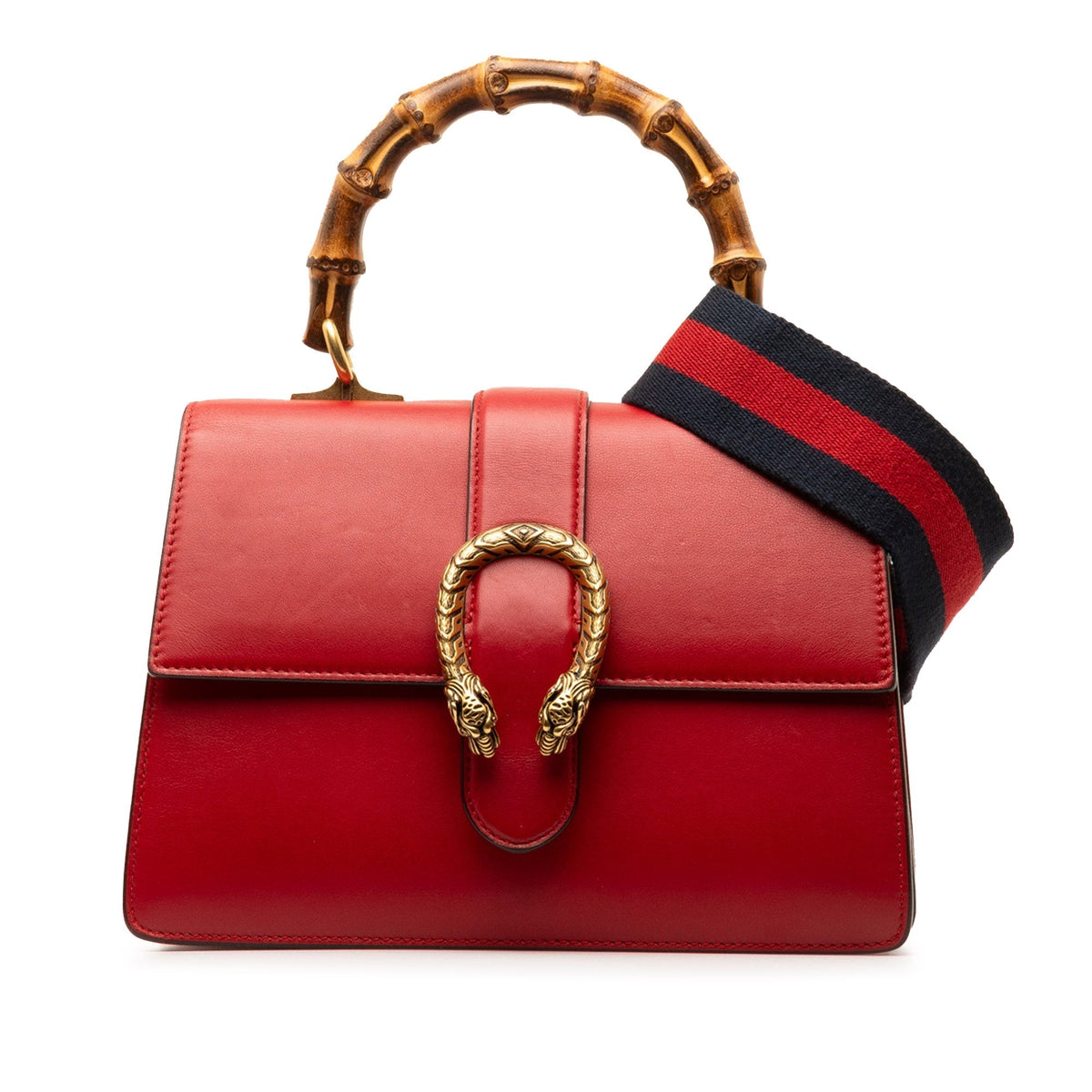 GUCCI Medium Bamboo Dionysus Web Satchel
