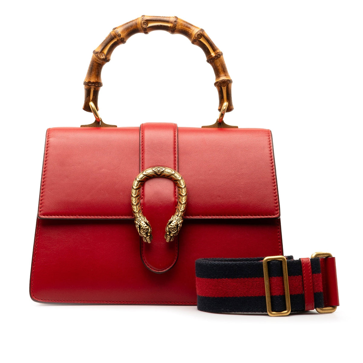 GUCCI Medium Bamboo Dionysus Web Satchel