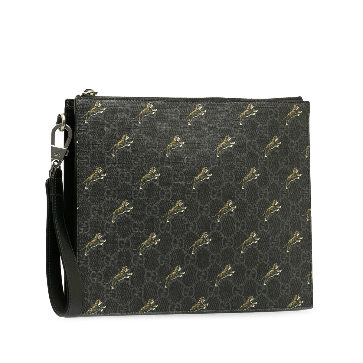 GUCCI GG Supreme Tiger Clutch Bag