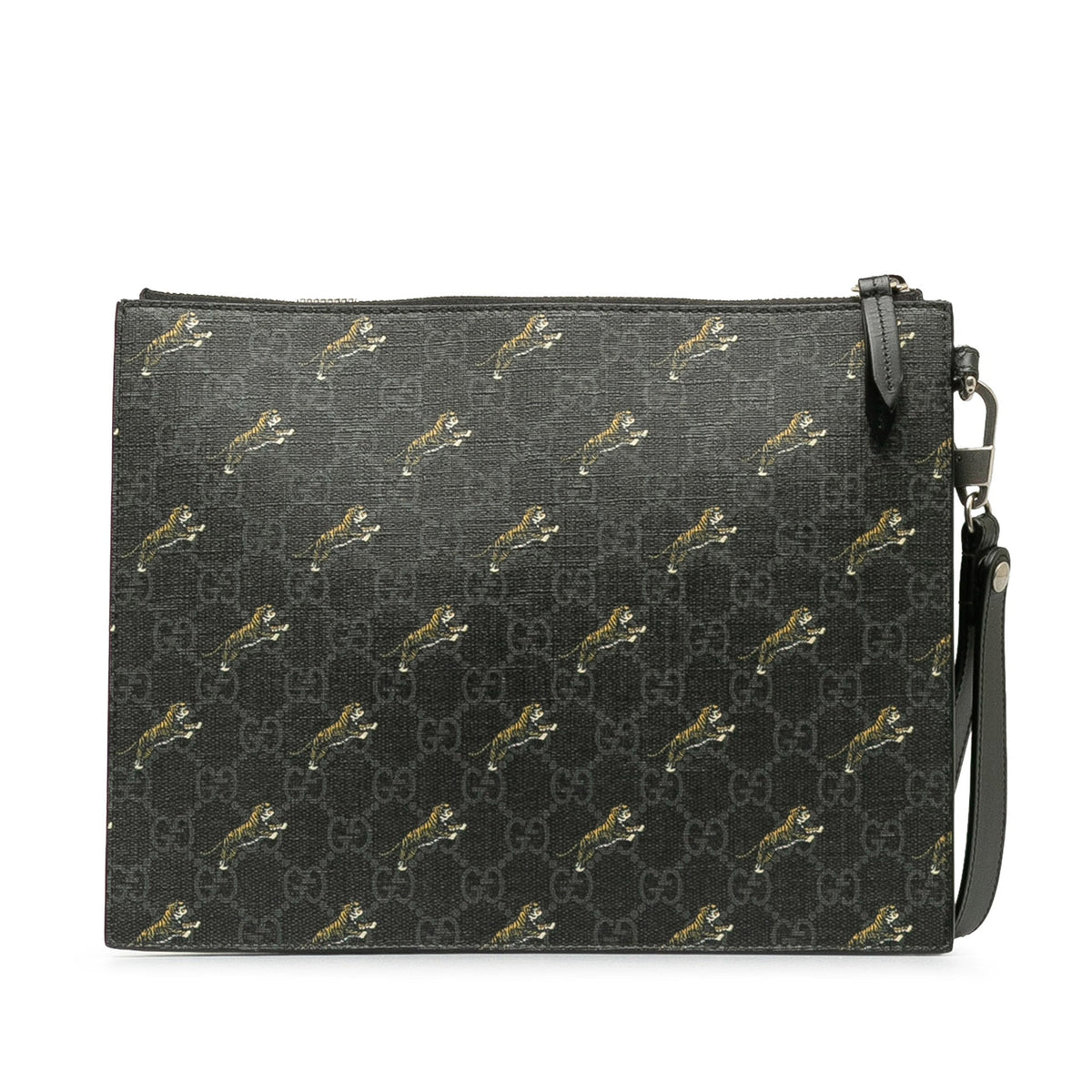 GUCCI GG Supreme Tiger Clutch Bag