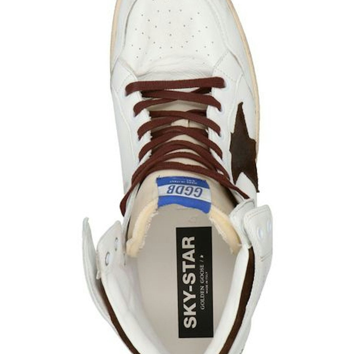 HIGH SKY-STAR WHITE/BEIGE/CHOCOLATE TRAINER
