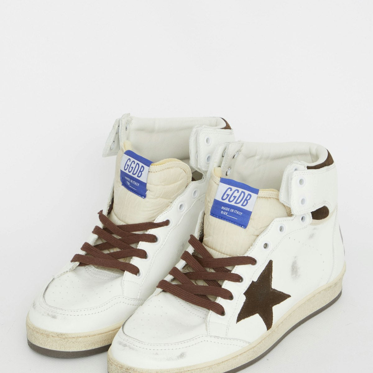 HIGH SKY-STAR WHITE/BEIGE/CHOCOLATE TRAINER