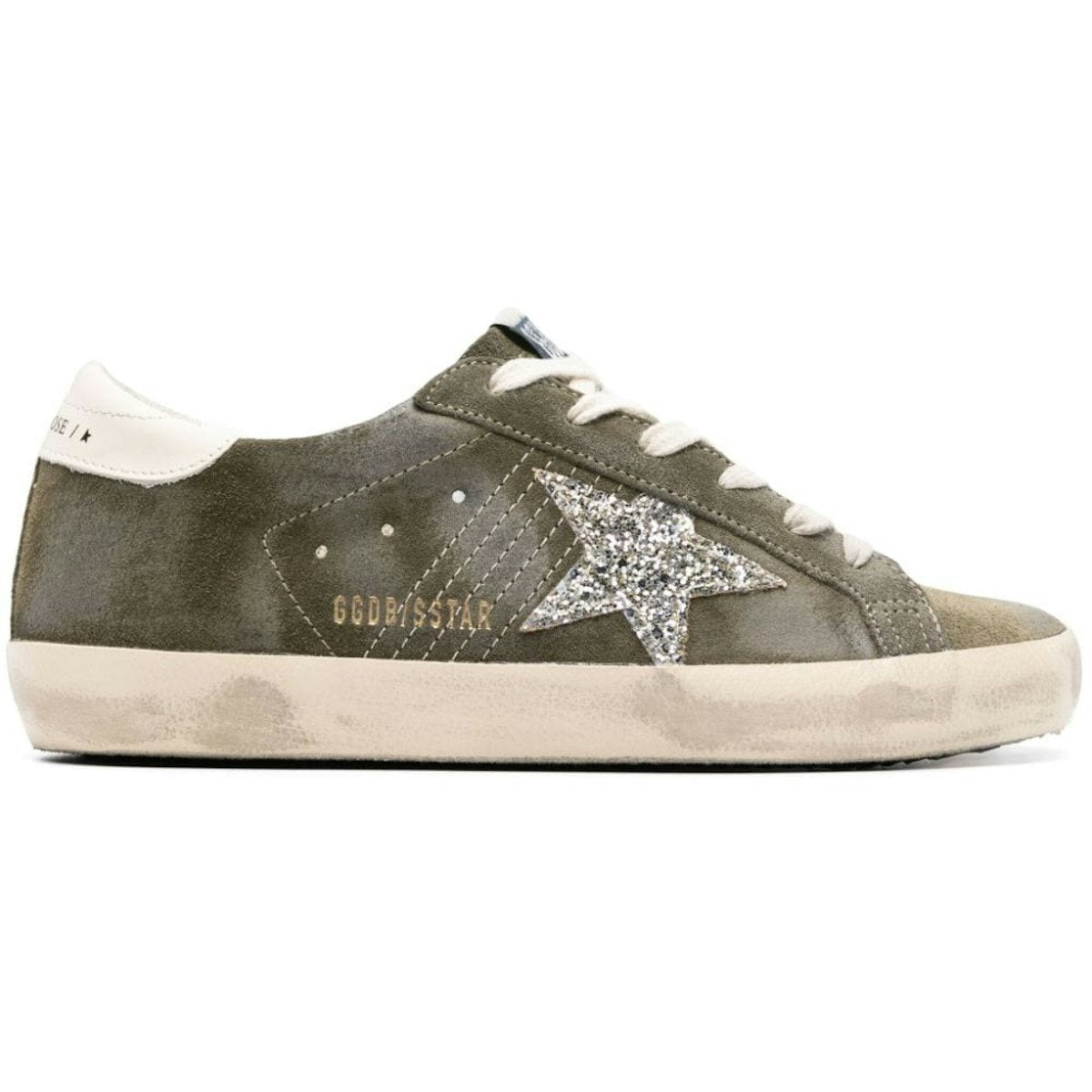 SUPER STAR SUEDE UPPER GLITTER STAR