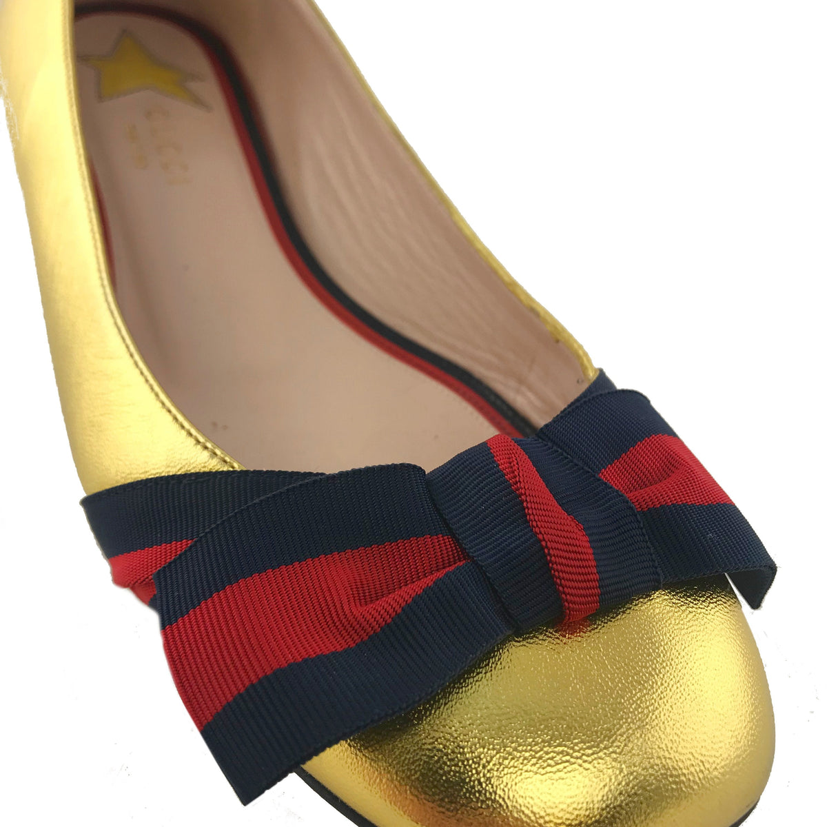 Gucci Aline Leather Flats Size 8