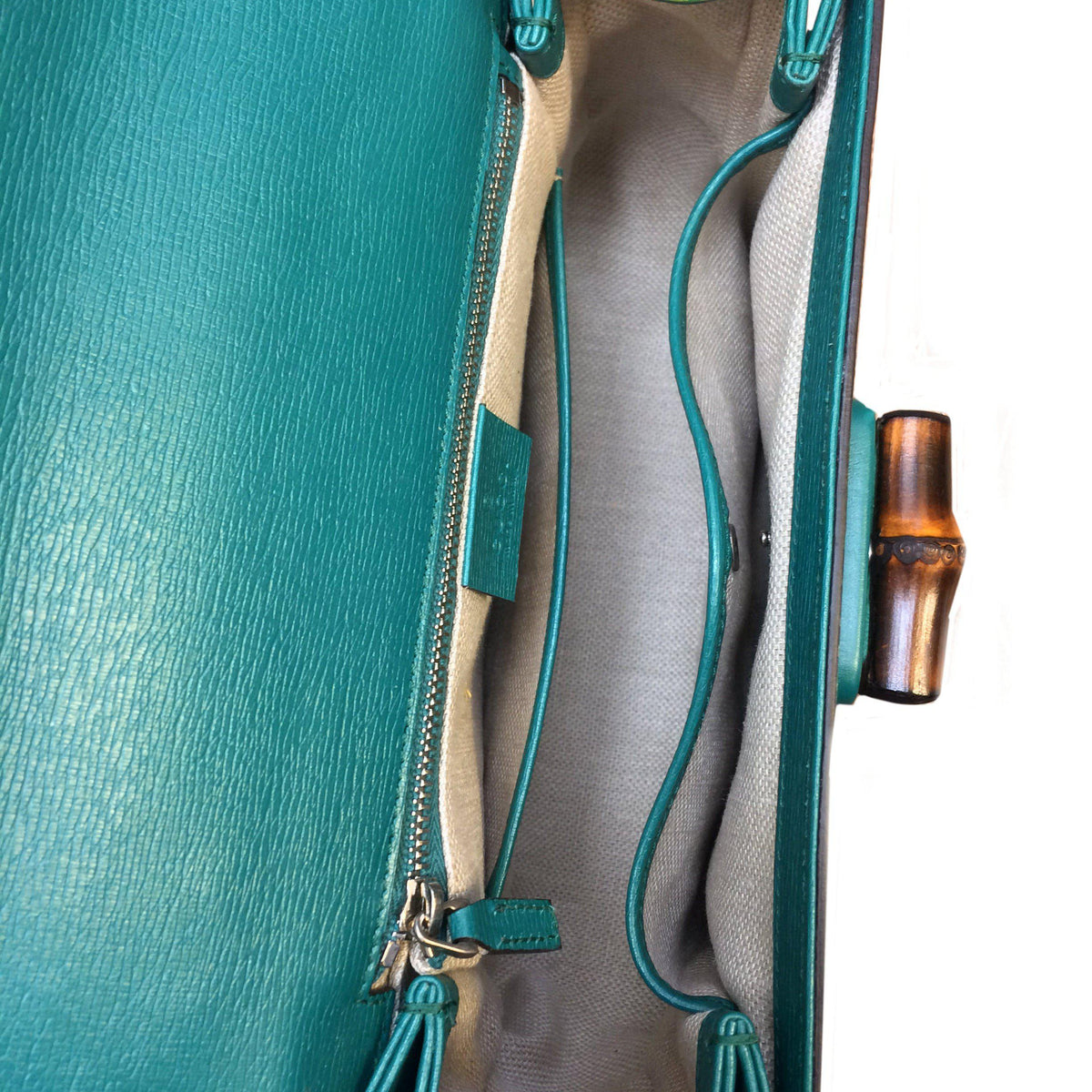 Gucci Bamboo Classic Blooms Small Top Handle Bag