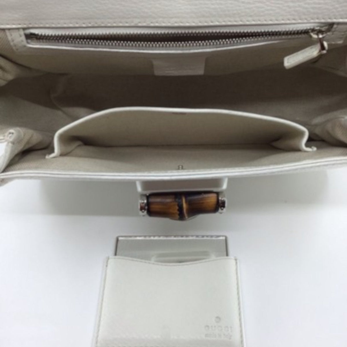 Gucci Bamboo Top Handle Medium Tassel Bag