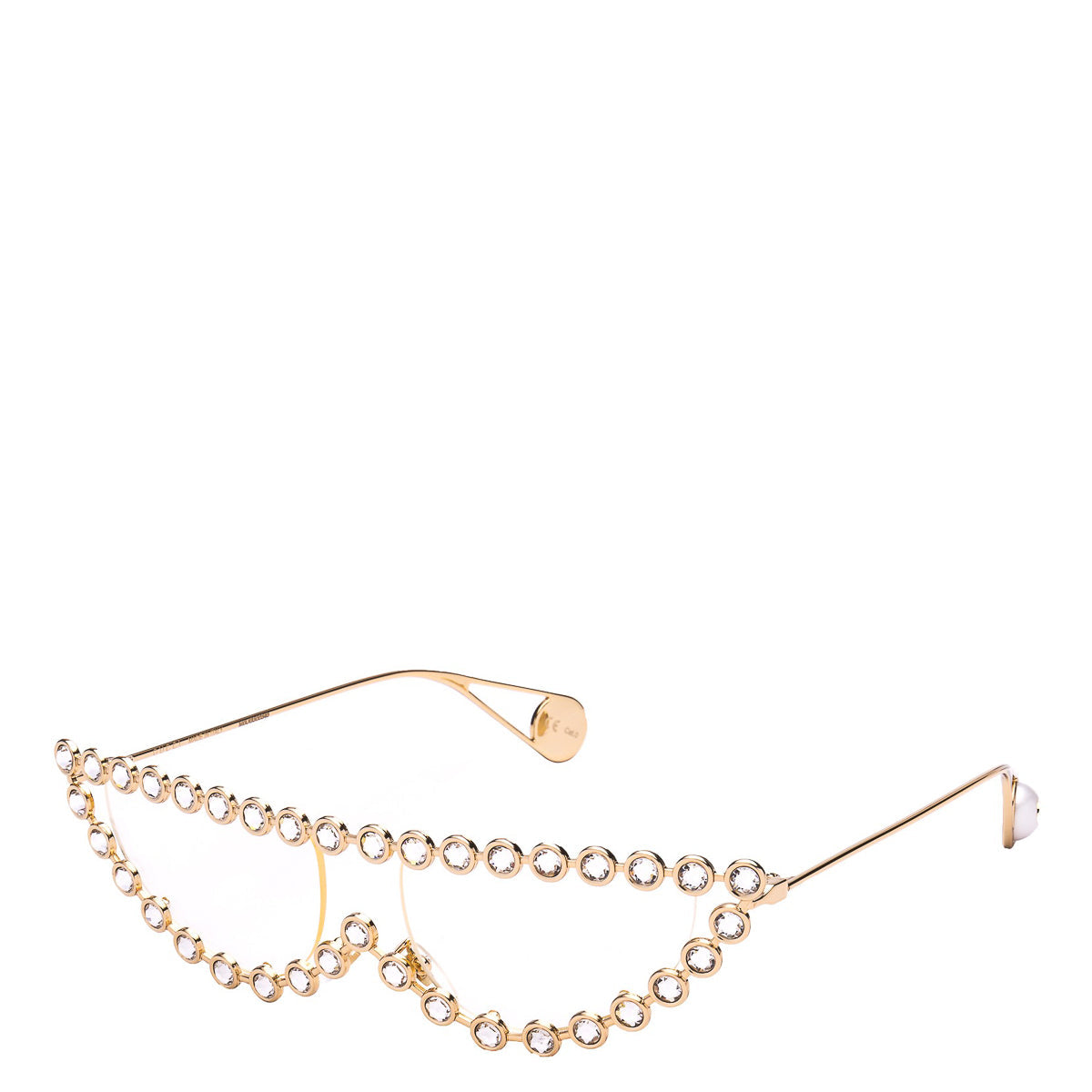 GUCCI Cat Eye Sunglasses With Crystals