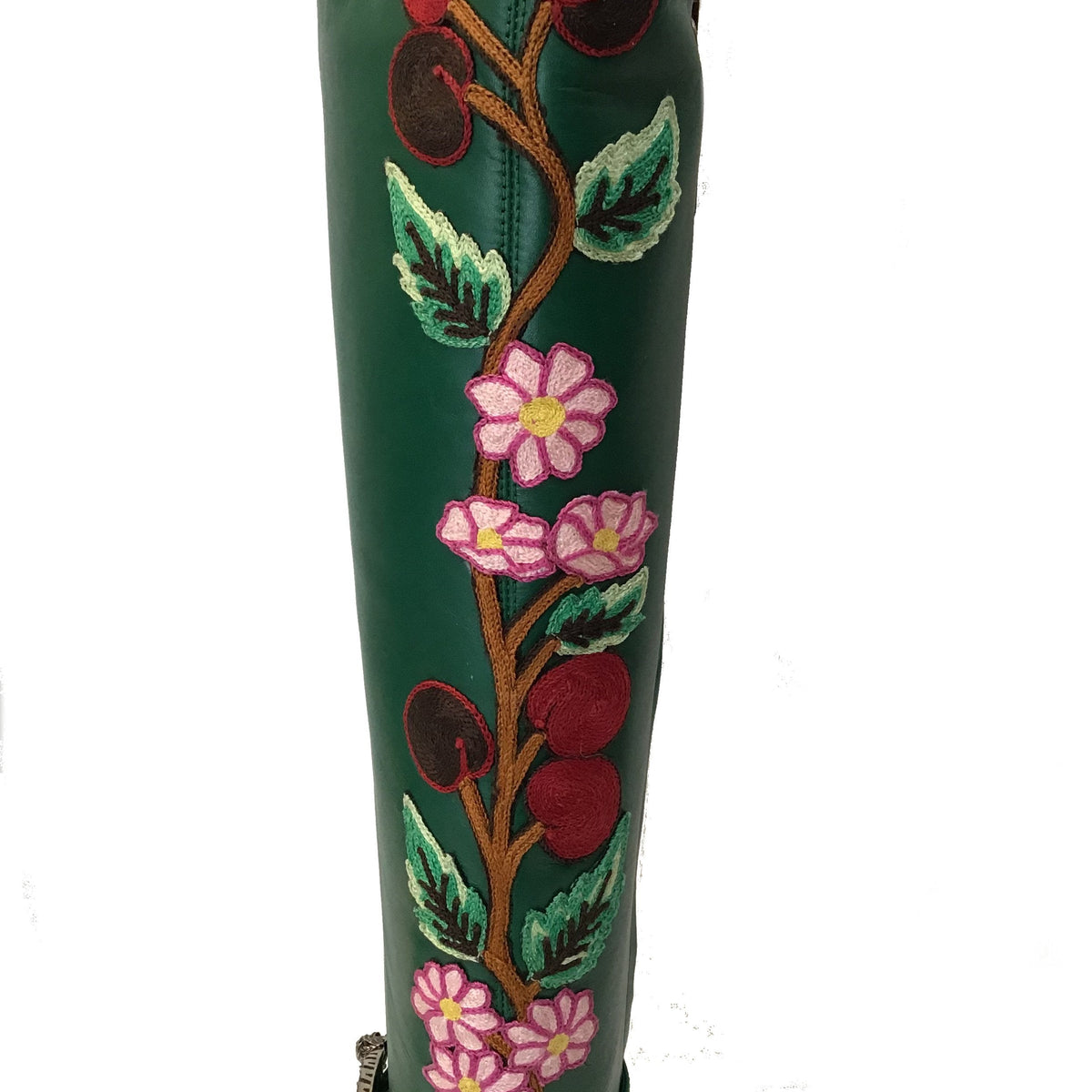 Gucci Dionysus Embroidered Knee Boots Size 7.5