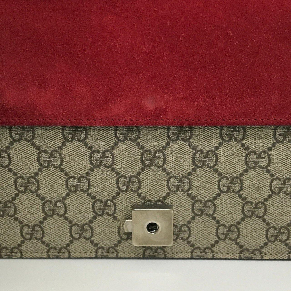 Dionysus GG Supreme Small Shoulder Bag Red