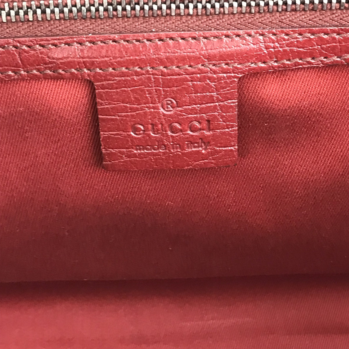 Gucci GG Canvas Leather Bamboo Bullet Bag