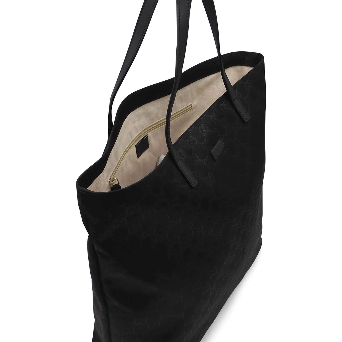 Guccissima Tall Tote Black
