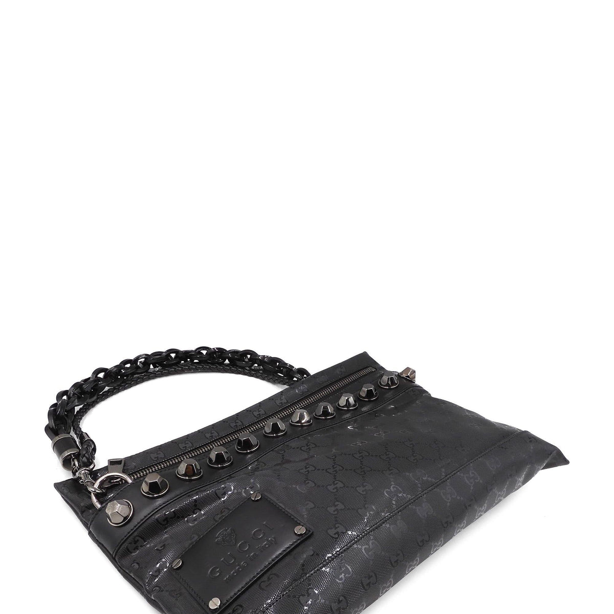 Imprime Studded Shoulder Bag