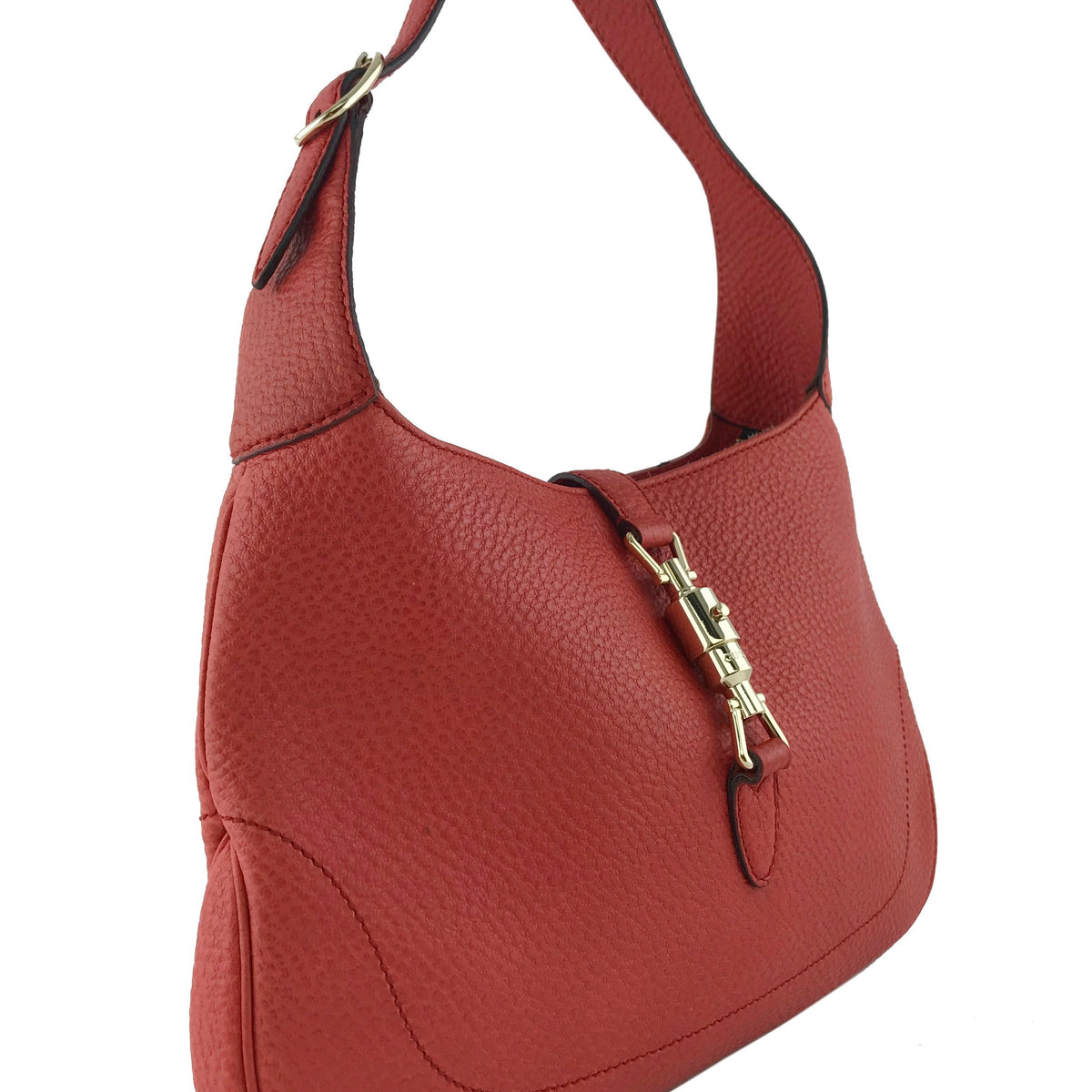 Gucci Leather Small Jackie O Hobo Bag