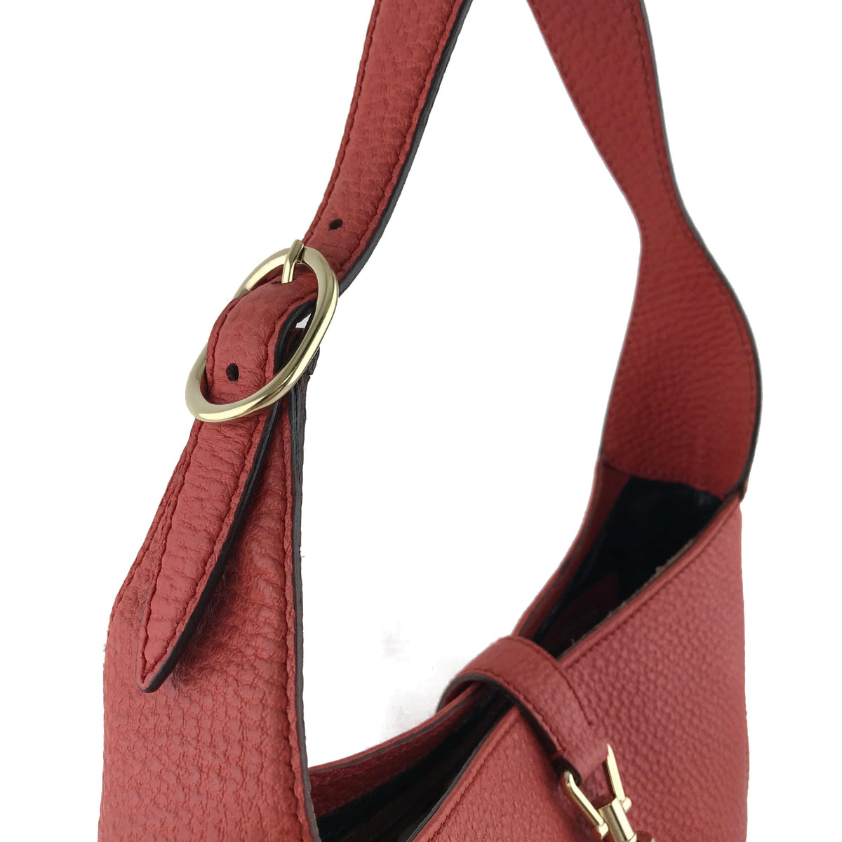 Gucci Leather Small Jackie O Hobo Bag