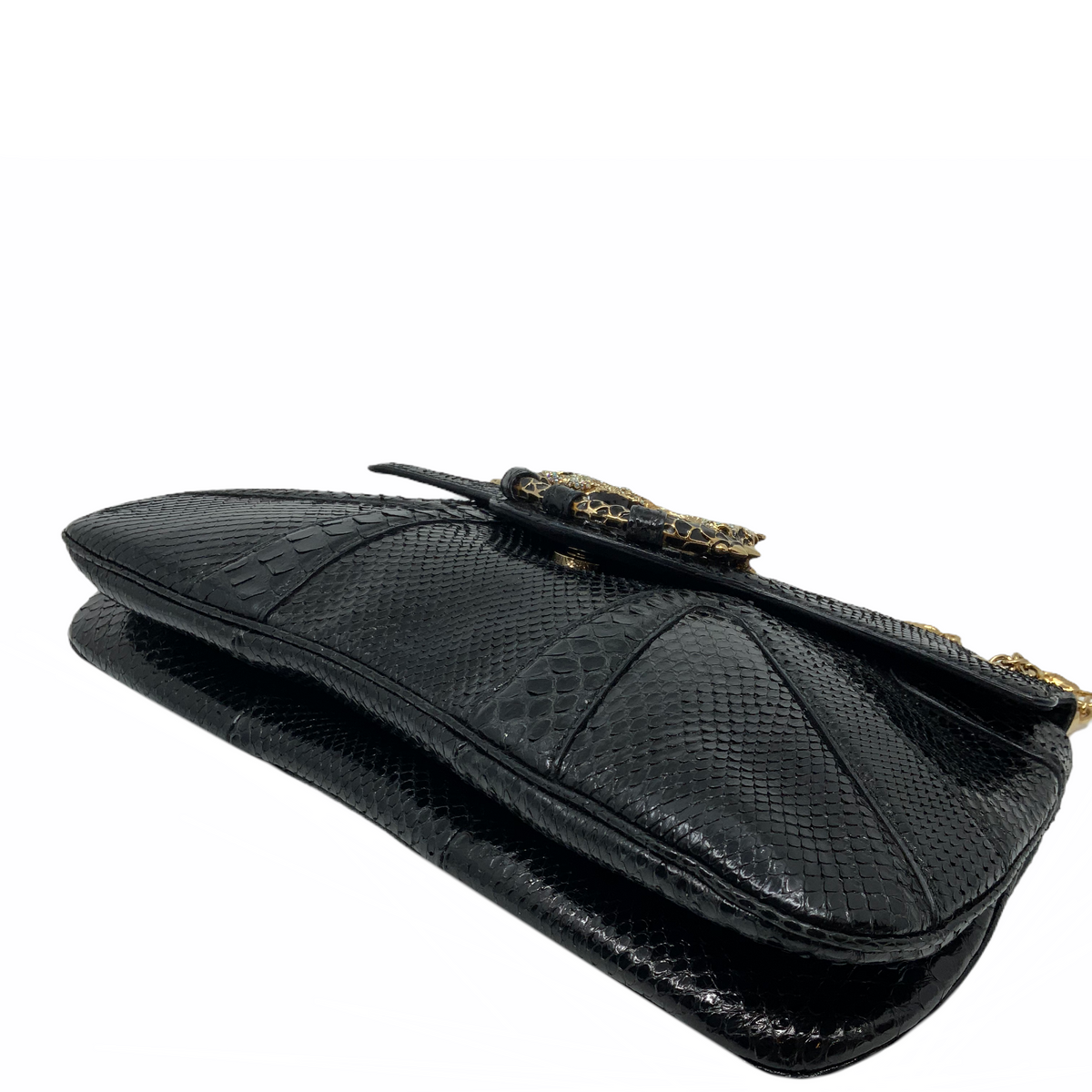 Gucci Limited Edition Tom Ford Snakeskin Jeweled Dragon Bag
