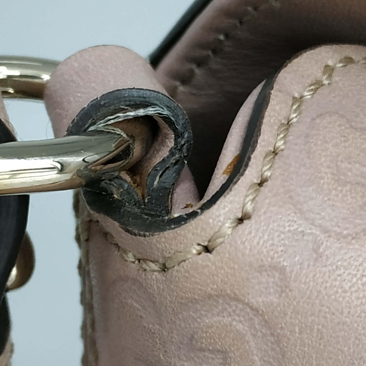 Microguccissima Foldover Top Satchel Pink