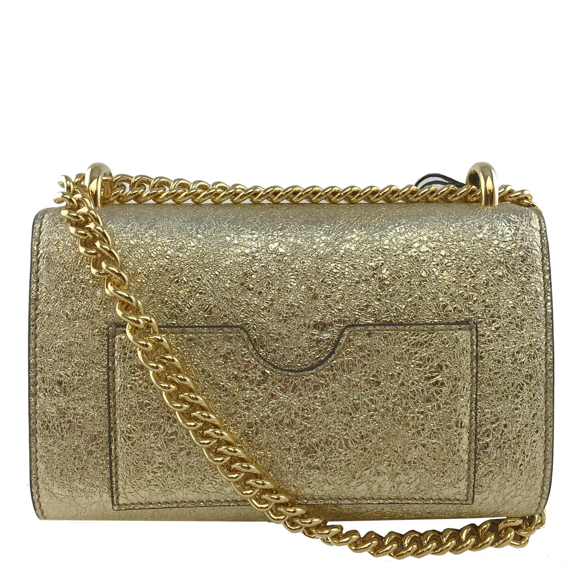 Gucci Padlock Small Metallic Shoulder Bag