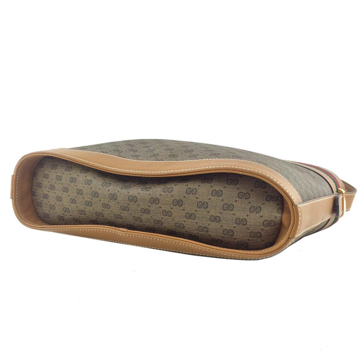 Gucci Vintage GG Monogram Web Shoulder Bag