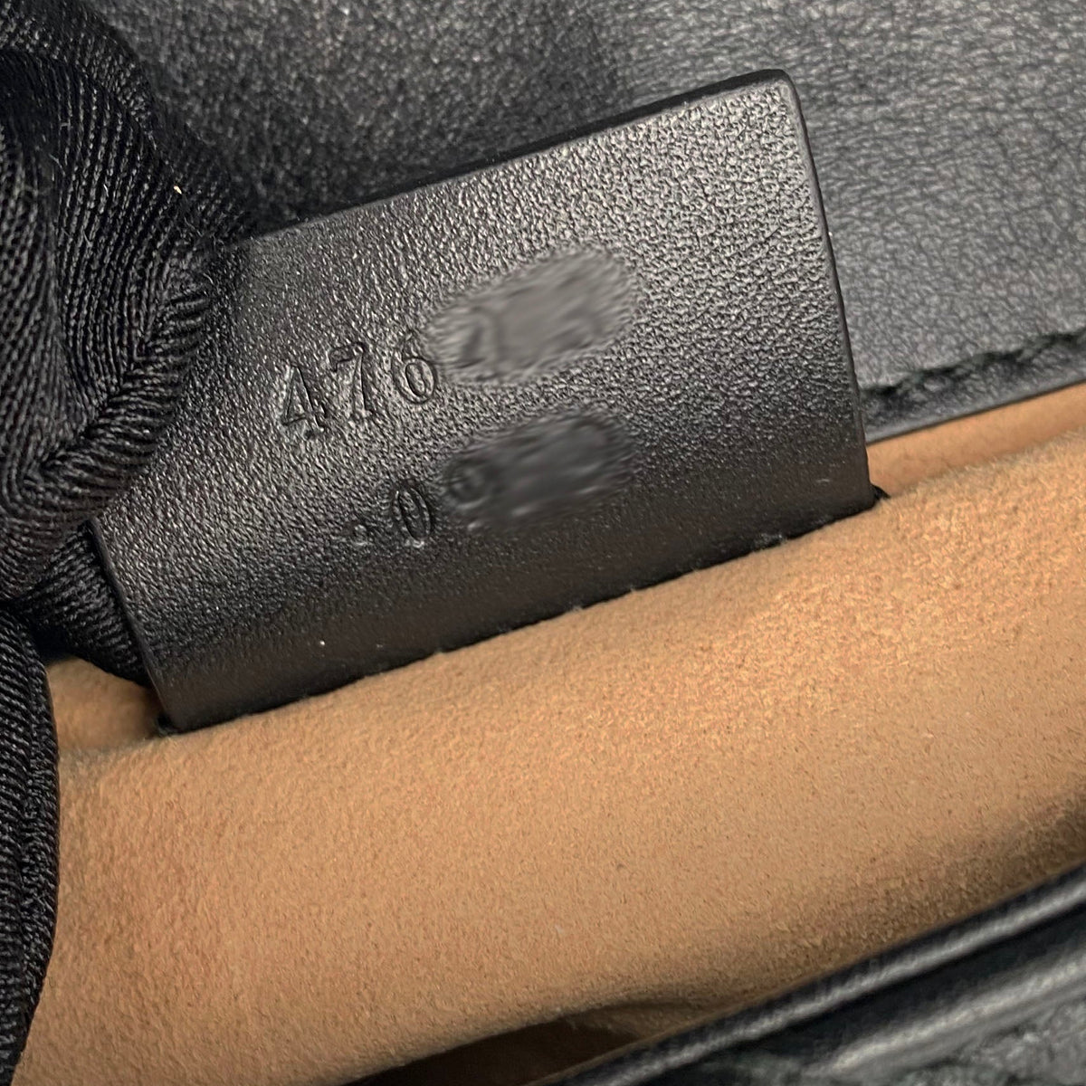 Gucci Black Super Mini Marmont Bag