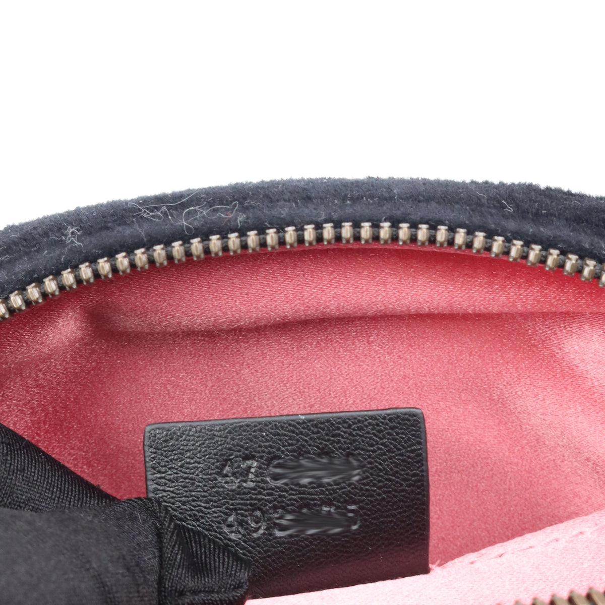 Gucci Black Velvet Marmont Belt Bag 65